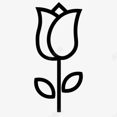 玫瑰玫瑰鲜花礼物图标图标