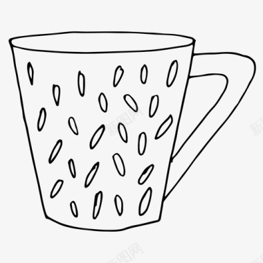 茶杯饮料玻璃杯图标图标