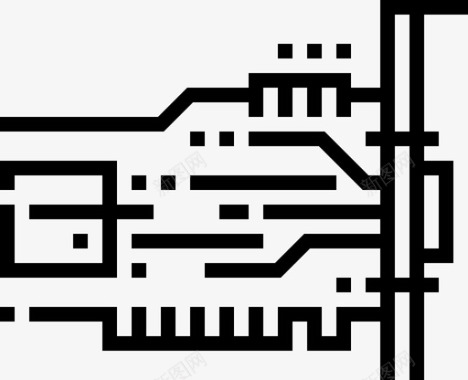 电脑硬件视频控制器适配器电脑图标图标