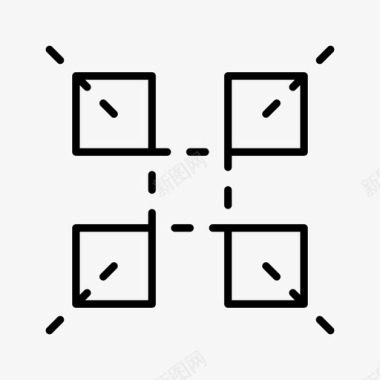 员工绩效考核人事管理组织图标图标