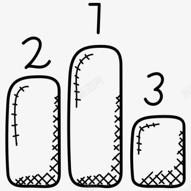 获奖者领奖台颁奖典礼排行榜图标图标
