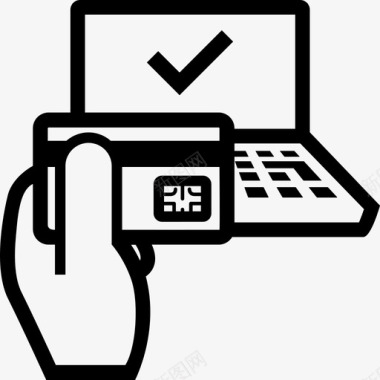 电脑笔记本图网上购物好网上购物信用卡图标图标