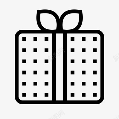 礼品盒子圣诞礼物图标图标