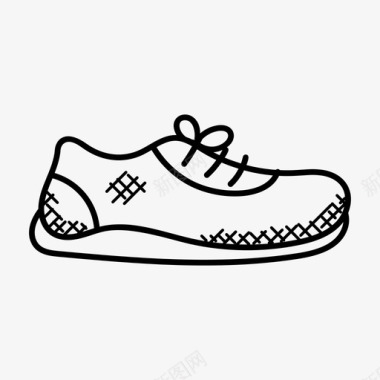 运动鞋鞋类跑鞋图标图标
