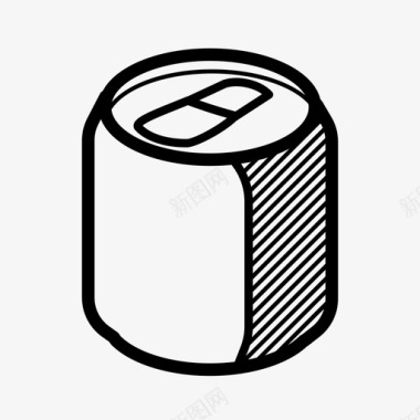 饮料罐啤酒可乐图标图标