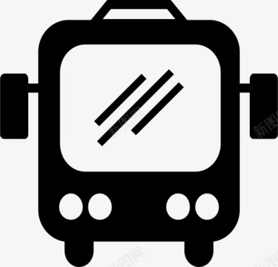 公共标识安全公共汽车汽车交通工具图标图标