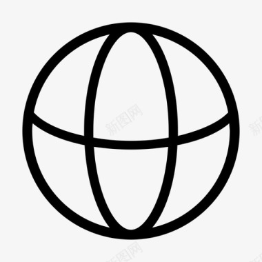 球形视角-球形图标