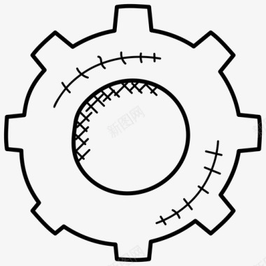 齿轮机械齿轮机械设置图标图标