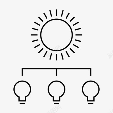 太阳能板太阳能能源太阳能板图标图标