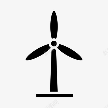风车荷兰科技图标图标