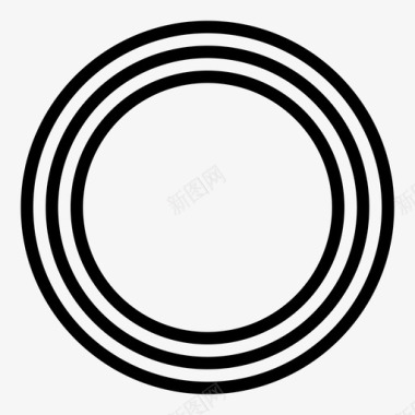 圆环形图标图标