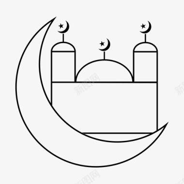 清真寺穆斯林真相图标图标