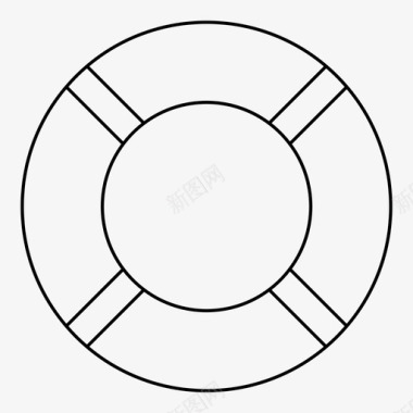 救生圈背景提示框救生圈图标图标