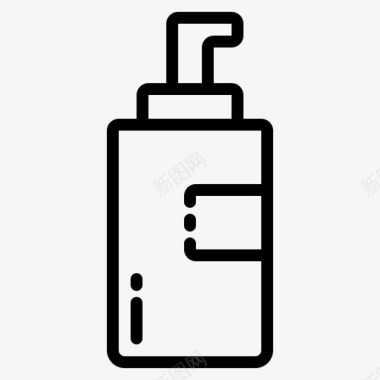 皂液器瓶泵瓶图标图标