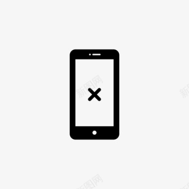iphone错误x图标图标