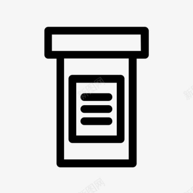 药瓶药物处方图标图标