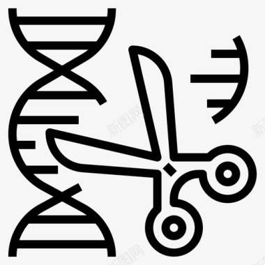 基因编辑疾病遗传学图标图标