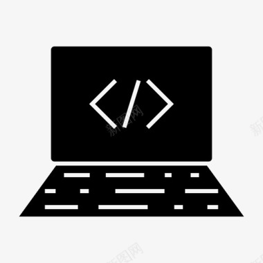 flash代码笔记本电脑代码编码图标图标