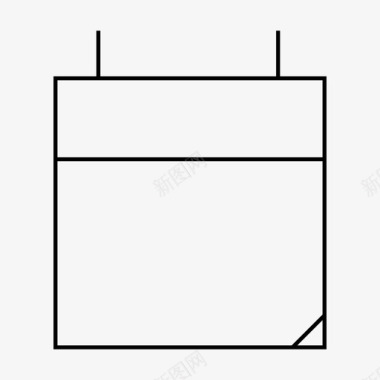 页日历图标日历添加附加图标图标