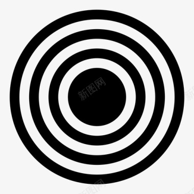 催眠靶心圆圈催眠图标图标