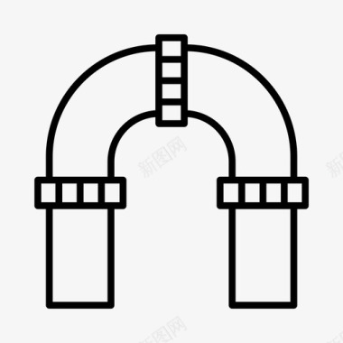 工帽管道浴室排水管图标图标