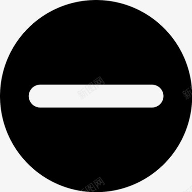 删除垃圾箱减号删除图标图标