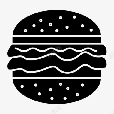 汉堡食物快餐图标图标