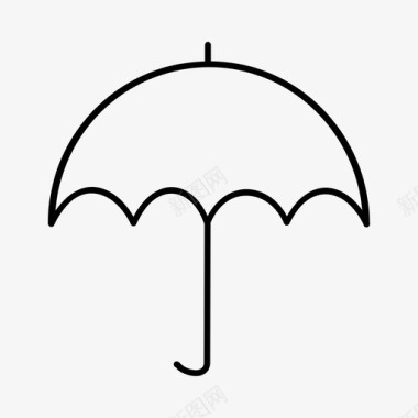 伞配件秋天图标图标