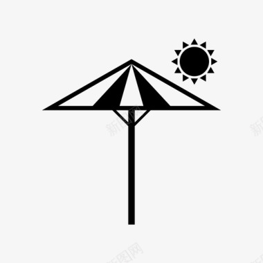 伞保护伞遮阳图标图标