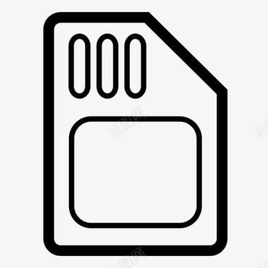 存储卡存储卡计算机数据图标图标