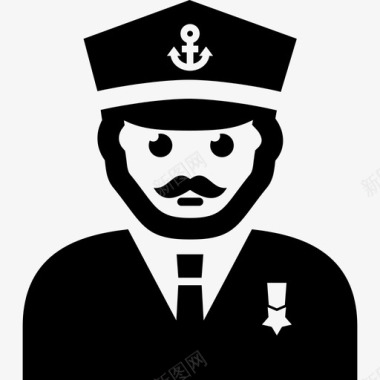 船长指挥员海运图标图标