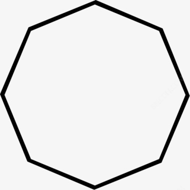 八角形图标免费下载 八角形矢量图标 icon