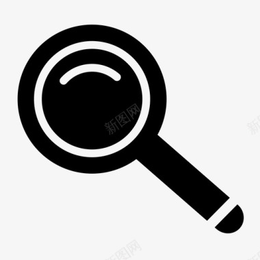 运动会项目标志搜索放大镜搜索工具图标图标