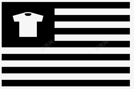 国旗t恤美国风格图标图标