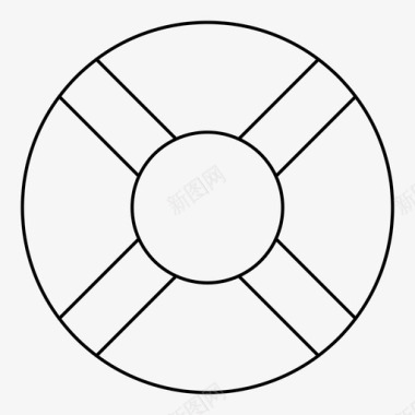 漂亮救生圈救生圈游泳图标图标