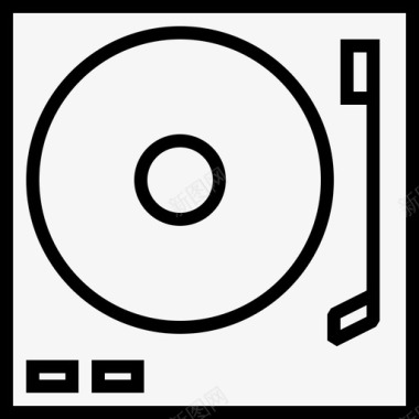 碟片music_recordplayer图标