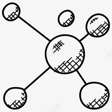 绿色健康标志分子化学键化学图标图标