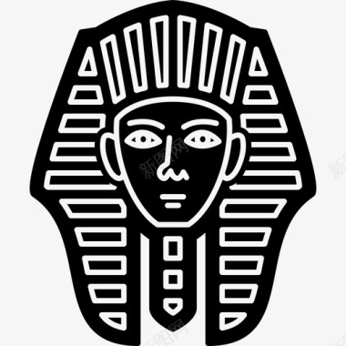埃及人埃及人脸吉萨图标图标