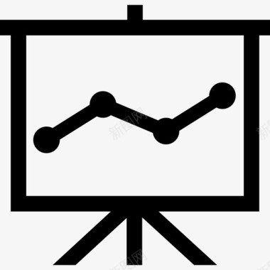 网络分析数据统计图标图标