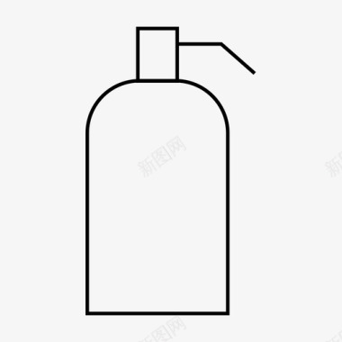 皂液器清洁剂洗手液图标图标
