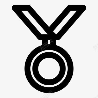 奖章铜牌金牌图标图标
