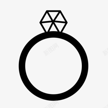 戒指装饰品钻石图标图标