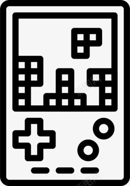 火焰小图标游戏男孩设备小工具图标图标