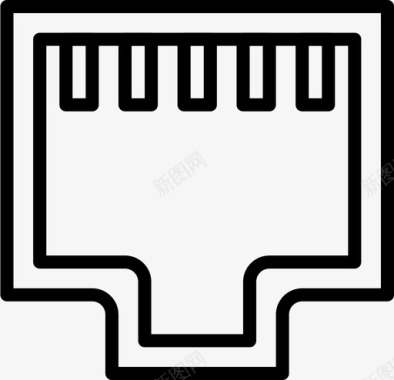 技术分类以太网插座设备小工具图标图标