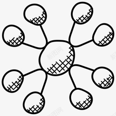 网络拓扑网络体系结构网络图图标图标