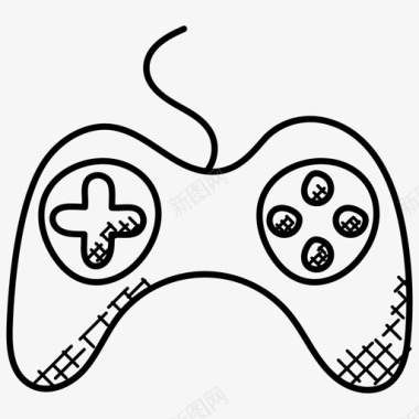 游戏手柄游戏机游戏控制器图标图标