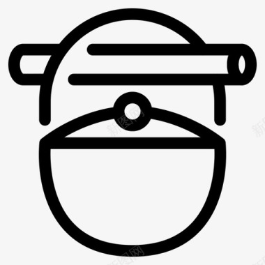 一杯热水煎锅碗热水图标图标