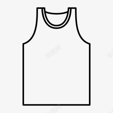 背心篮球服衣服图标图标