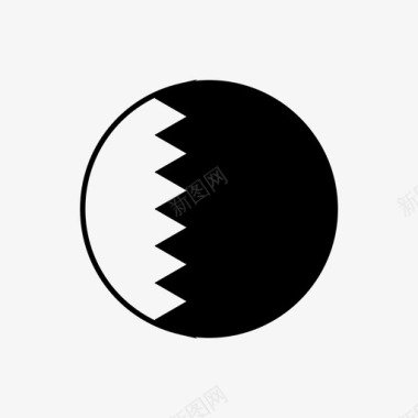 卡塔尔国旗国家旅游图标图标