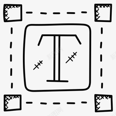 文本工具字体字母t图标图标